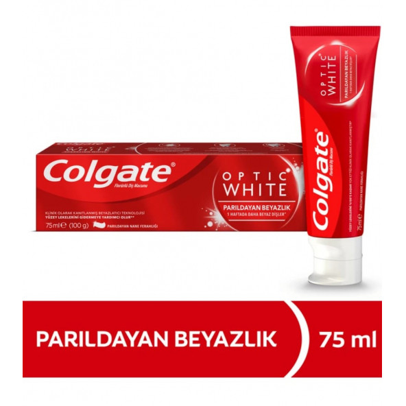Colgate Optic White Parıldayan Beyazlık Beyazlatıcı Diş Macunu 75 Ml.