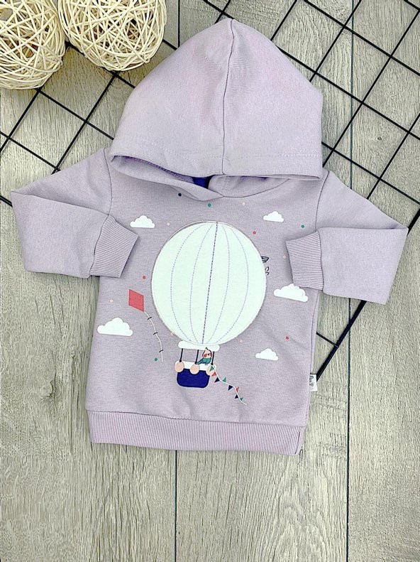 Kız Bebek Çocuk Lila Air Baloon İkili Takım - 3