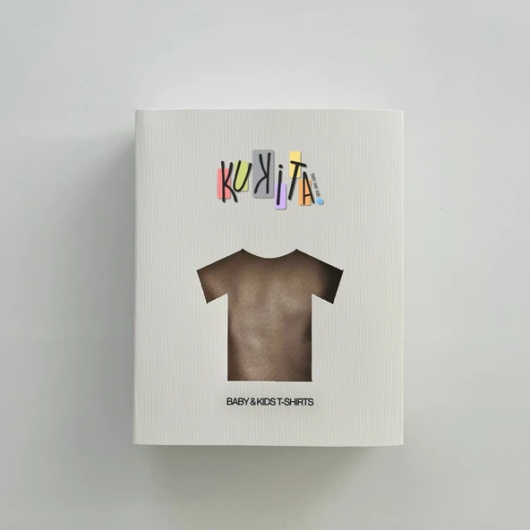 Kukita Kız & Erkek Basic Tişört Kuki04 - 9