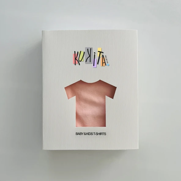 Kukita Kız & Erkek Basic Tişört Kuki04 - 3