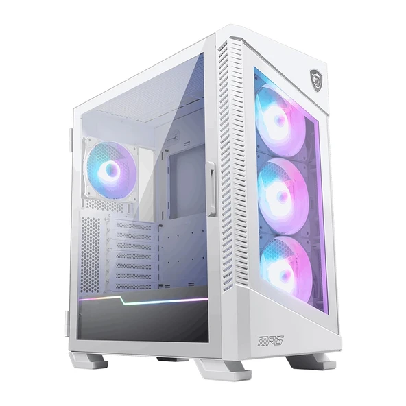 MSI MPG Velox 100R White TG ARGB ATX Mid Tower Beyaz Gaming Kasa