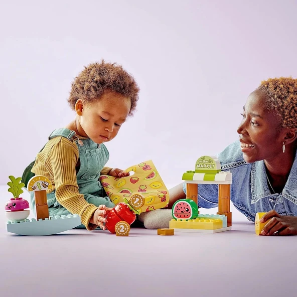 LEGO ® DUPLO® İlk Organik Manav 10983 - Okul Önesi için Eğitici Oyuncak Yapım Seti (40 Parça) - 4
