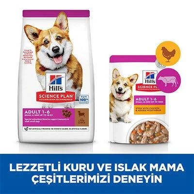 Hill's SCIENCE PLAN Adult Kuzulu ve Pirinçli Küçük ve Mini Irk Yetişkin Köpek Maması 1,5Kg - Resim 5