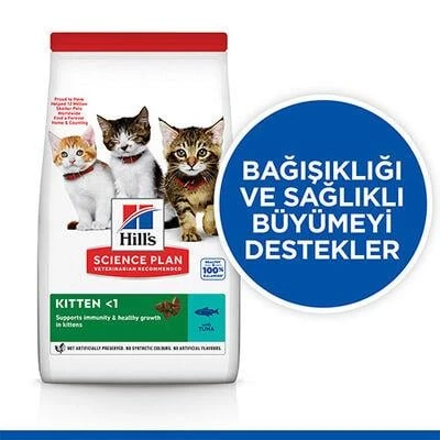 Hill's SCIENCE PLAN Kitten Ton Balıklı Yavru Kedi Maması 5Kg+2Kg Hediye - 2