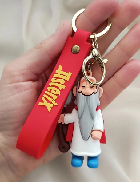 Asterrix Silikon Anahtarlık 3D Çanta Süsü Aksesuar