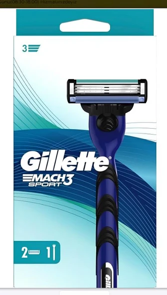 Gillette Mach3 Start Tıraş Makinesi + Yedek Bıçak 2'li