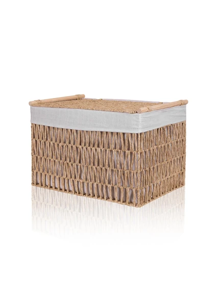 The Mia Cesta Hasır Organizer Sepet Naturel 57x36x37 cm - 2