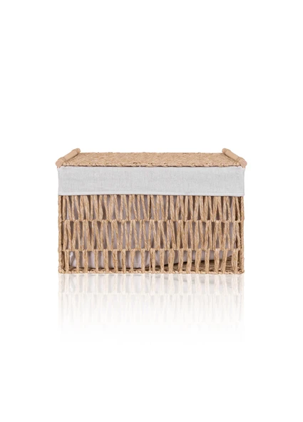 The Mia Cesta Hasır Organizer Sepet Naturel 52x30x32 cm