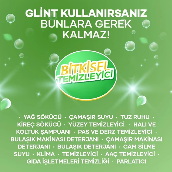GLİNT 1 Litre %100 Bitkisel Küf Fırın Izgara Temizleyici Yağ Sökücü Çok Amaçlı Yüzey Temizleyici - 6