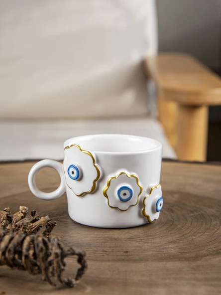 Clover Gold Handmade Double Fincan Tabaklı