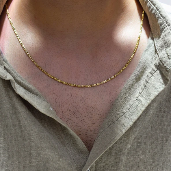 Erkek Kral Zincir Kolye - 2