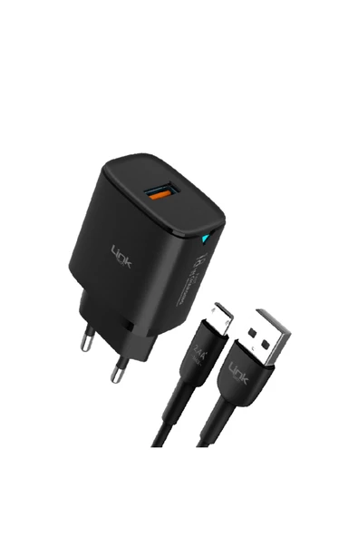 Linktech C305 18w Auto Id Micro Usb Kablolu Şarj Aleti Set
