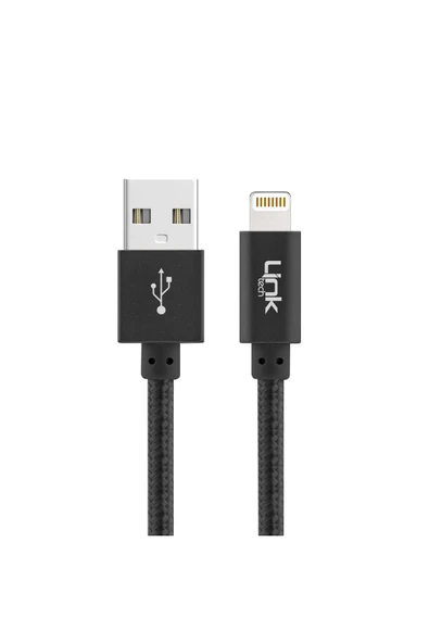 Linktech K544 Iphone Uyumlu 30cm Siyah Powerbank Kablosu