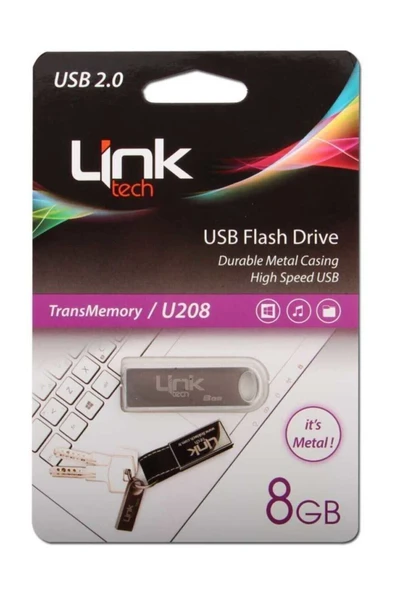 Linktech U208 Ultra 8gb Metal Usb Flash Bellek 25mb/s - 3