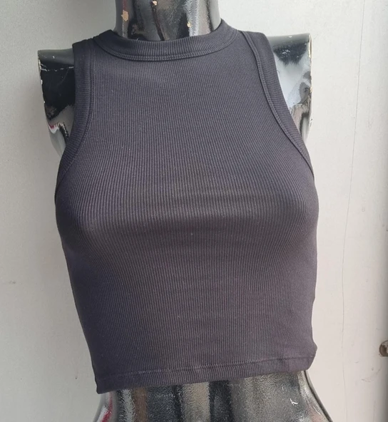 Kadın Fitilli Crop Atlet - 4