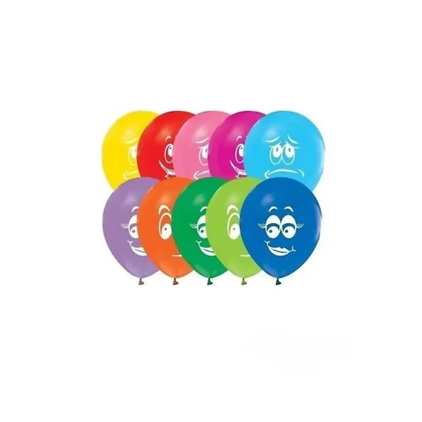 Balon Gülenyüz 10" 100lü Gemar