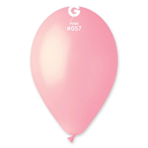 Balon Tek Renk 10" 100lü Pembe Gemar - Resim 2