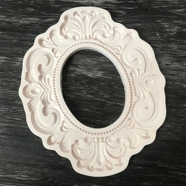 Silikon Kalıp Beton Taş Tozu Resimlik Fotoğraflık Çerçeve Fotoğraf Kalıbı - Resim 5