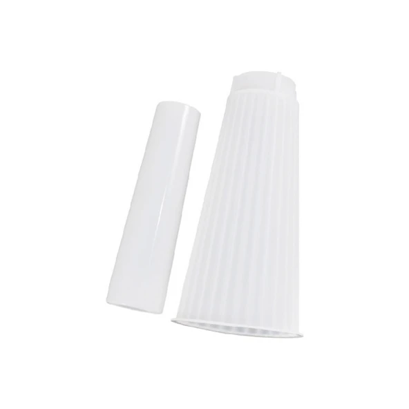 Epoksi Silikon Kalıp Dik Çizgili Vazo Kalıbı Beton Taş Tozu Vazo Mumluk Kalıbı 8.9X19.9 CM - Resim 2