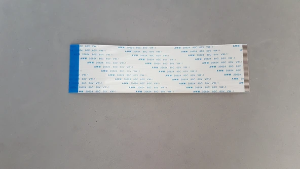 40 Pin 15cm Ters 1mm Adımlı Esnek Flex Kablo Awm 20624 80c 60v Şerit Fleks Film