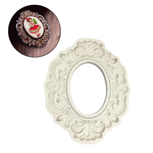 Silikon Kalıp Beton Taş Tozu Resimlik Fotoğraflık Çerçeve Fotoğraf Kalıbı ürün görseli