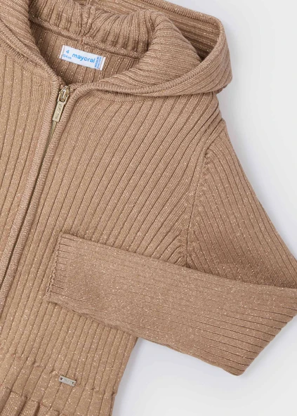 Mayoral Kız Çocuk Örgü Simli Hırka - 6