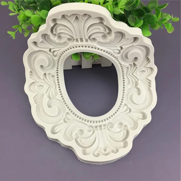 Silikon Kalıp Beton Taş Tozu Resimlik Fotoğraflık Çerçeve Fotoğraf Kalıbı - Resim 3