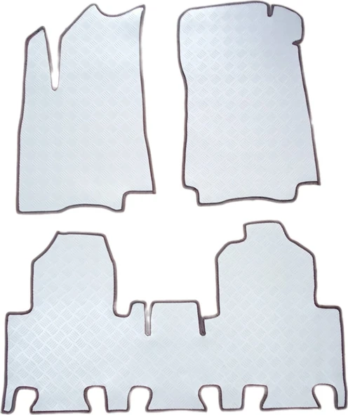 Opel Combo Binek Yeni Kasa 3 Parça Gri Paspası