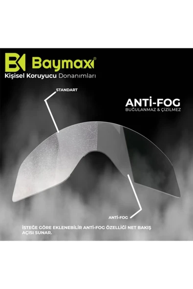 BAYMAX S-550 ŞEFFAF GÖZLÜK-ŞEFFAF - 4