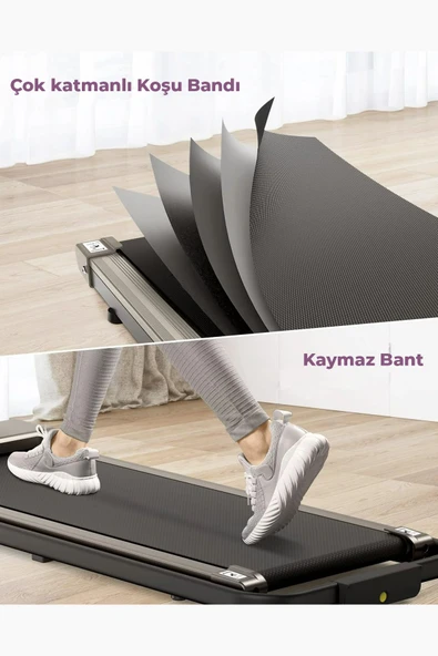Relax Premium 14 Km Hız Bluetoothlu Katlanabilir Yürüme Ve Koşu Bandı 2.5 Hp Motor - 6