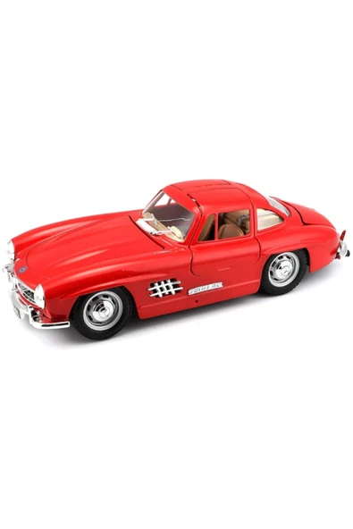 Burago Mercedes-benz 300 Sl 1954 Model Klasik Araba 1/24 Ölçek - Kırmızı