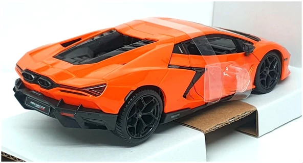 Burago Lamborghini Revuelto 1:24 Ölçekli Model Turuncu - 3