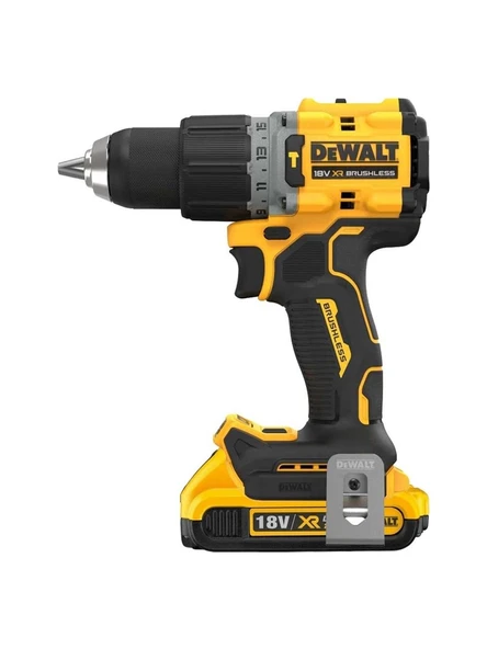 DEWALT DCD805D2T 18V 2.0AH Lİ-ON 2 AKÜ KÖMÜRSÜZ PRO.DARBELİ MATKP. - 1