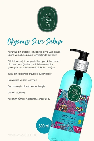 Okyanus 6 AL 5 ÖDE Sıvı Sabun 500 ML ve ROSIE Hediyeli - Resim 2