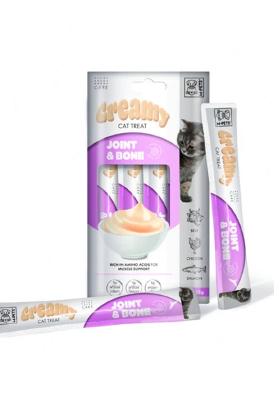 M-Pets Joint & Bone Fonksiyonel Creamy Kedi Ödülü 4X15 gr - 2