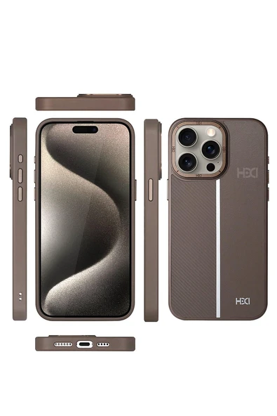 HDD iPhone 15 Pro Max Kılıf HBC-155 Lizbon Kapak - 10
