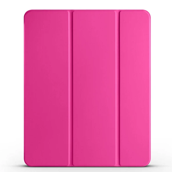 Apple iPad Air 11 2025 M3 Zore Smart Cover Kalem Bölmeli Standlı 1-1 Kılıf - 3