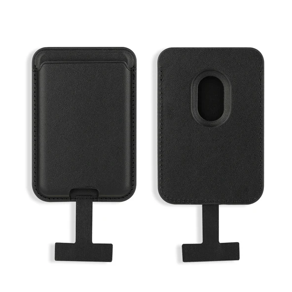 Zore CRD-09 Dahili Şarj Soket Aparatlı Magnetik PU Deri Kartlık - 9