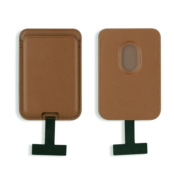 Zore CRD-09 Dahili Şarj Soket Aparatlı Magnetik PU Deri Kartlık - 2
