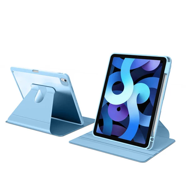 Apple iPad Air 11 2025 M3 Kılıf Zore Nayn Dönebilen Standlı Kılıf - 6