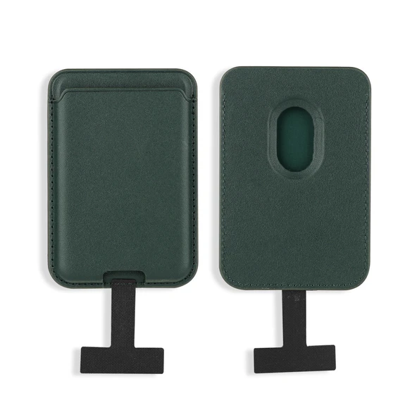 Zore CRD-09 Dahili Şarj Soket Aparatlı Magnetik PU Deri Kartlık - 8