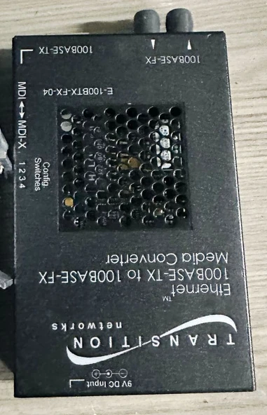 Transition Networks Fast Ethernet 100BASE-TX to 100BASE-FX Media Converter 2.EL