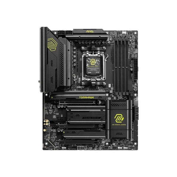 MSI MAG X870 TOMAHAWK WIFI DDR5 8400MT/S 1XHDMI 2XUSB4 4XM.2 ATX AM5 (AMD AM5 9000/ 8000/ 7000 SERİ İŞLEMCİ UYUMLU) - 2