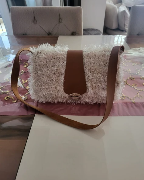 Luvya Astarlı Peluş Çanta - 3