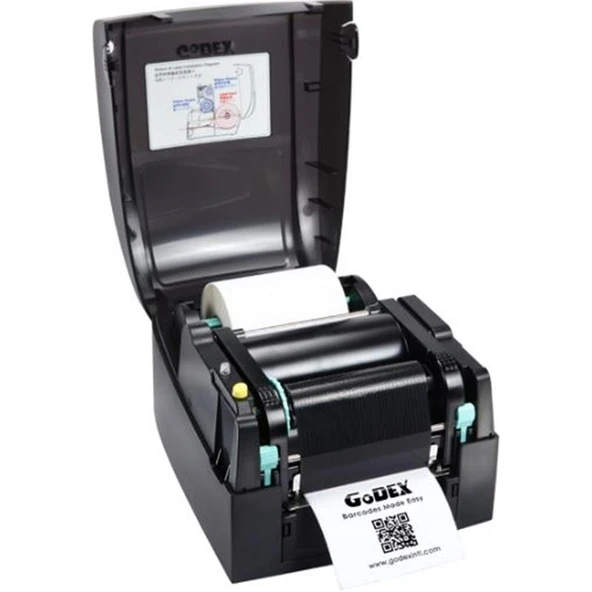 GODEX EZ-1105 PLUS 203DPI TERMAL TRANSFER USB+ETHERNET BARKOD YAZICI (RİBONLU KULLANIM) - Resim 2