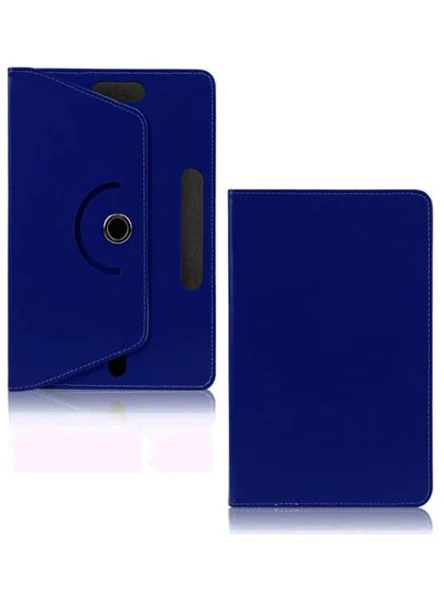 NPO RS407 8" Dönerli Standlı Deri Tablet Kılıfı - Ekran Koruyucu - Lacivert - 2