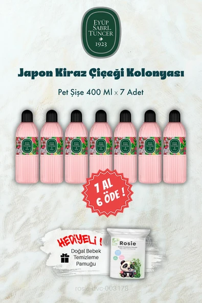 Eyüp Sabri Tuncer Japon Kiraz Çiçeği Kolonyası Pet Şişe 400 ML ürün görseli