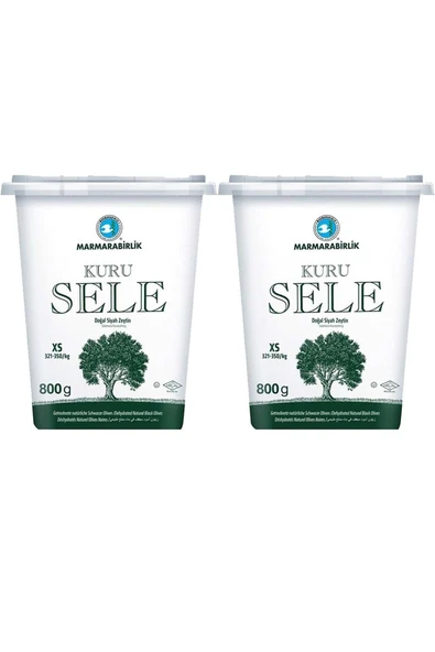 Kuru Sele Zeytin 800 gr (321-350) Xs 2 Adet