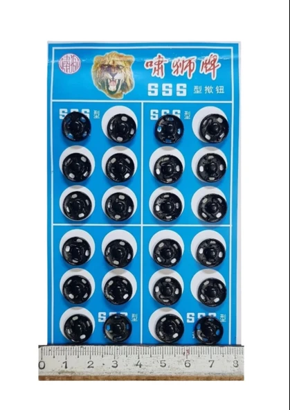 Çıt Çıt Model 2 Numara Siyah 24'lü - Resim 1