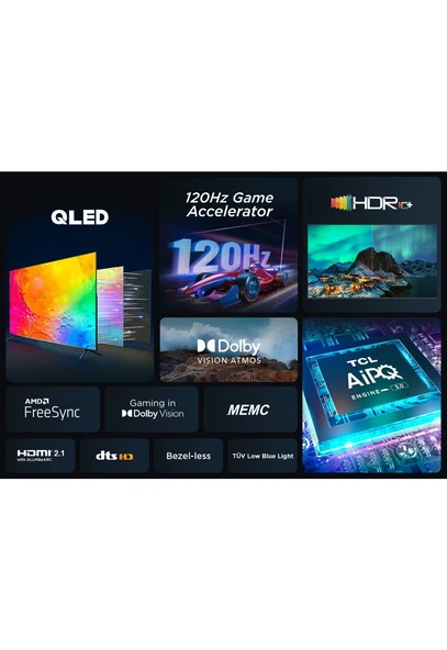 75T8BG 75" 190 Ekran Dahili Uydu Alıcılı 4K Ultra HD Smart QLED TV - 5